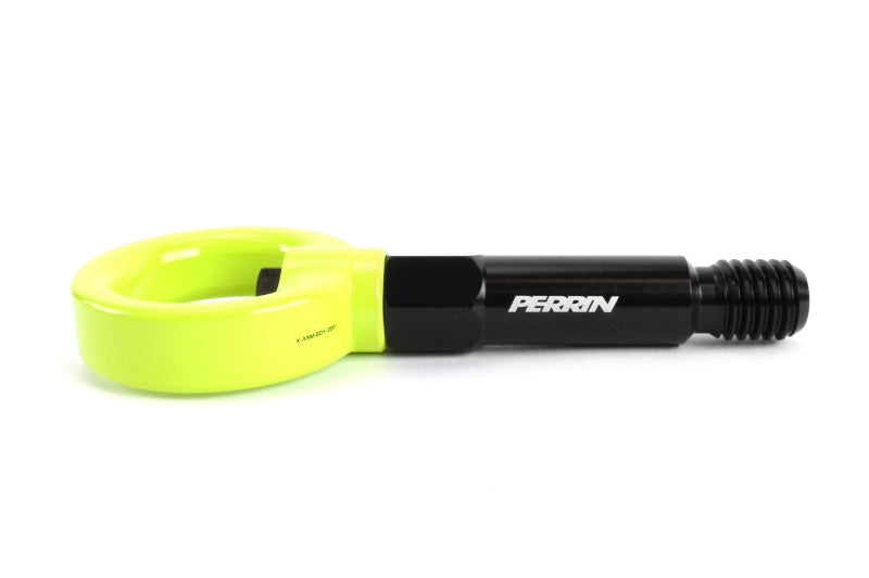Perrin 2020 Toyota Supra Tow Hook Kit (Front) - Neon Yellow - Racecraft Industries