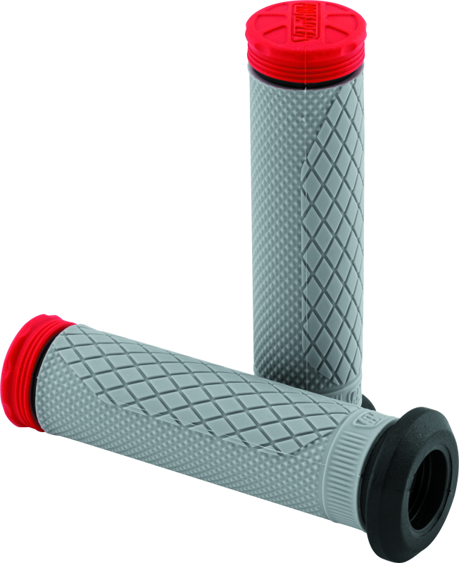 ProTaper Tri Density Full Diamond ATV Grips - Red - Racecraft Industries
