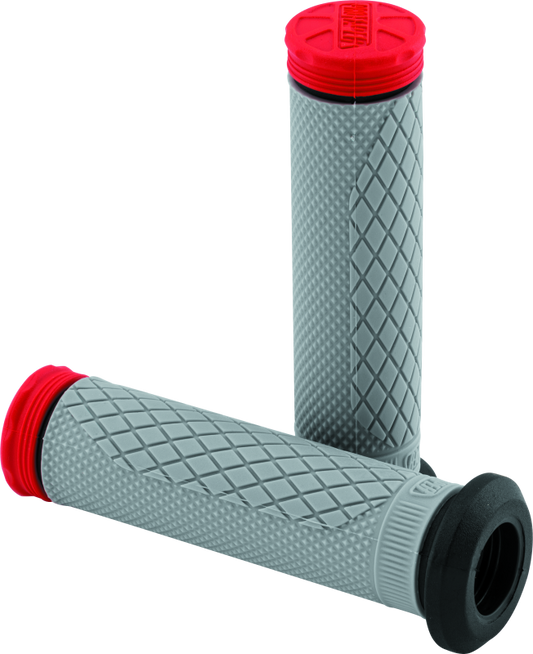 ProTaper Tri Density Full Diamond ATV Grips - Red - Racecraft Industries