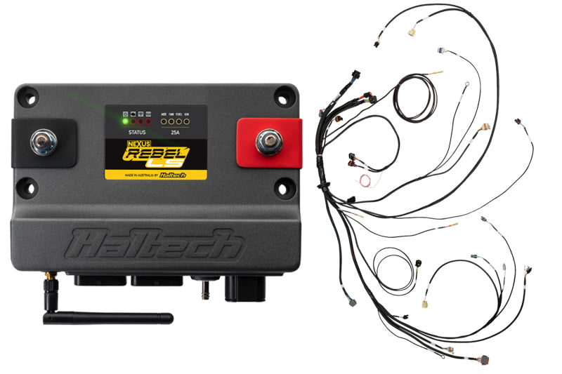 Haltech NEXUS Rebel LS Kit (Suits Gen IV) 6-Pin DBW Throttle/EV6 Injectors/Manual Transmission - Racecraft Industries