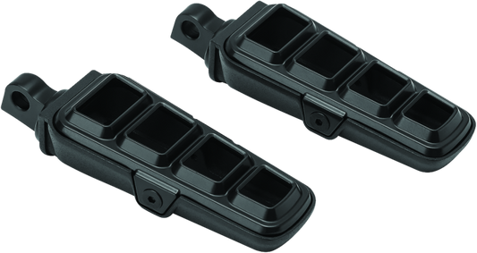 Kuryakyn Dillinger Pegs With Male Mount Adapter Satin Black - Racecraft Industries