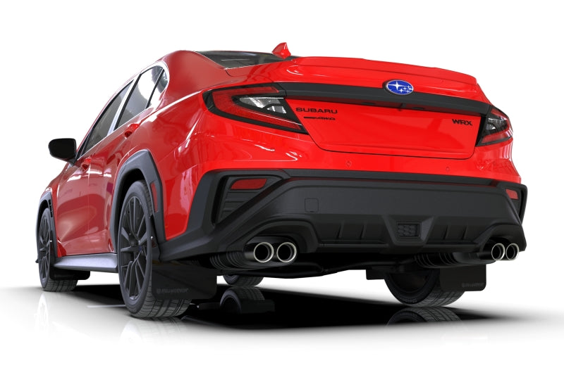 Rally Armor 2022+ Subaru WRX Black UR Mud Flap Altered Font Met. Blk Logo - Racecraft Industries