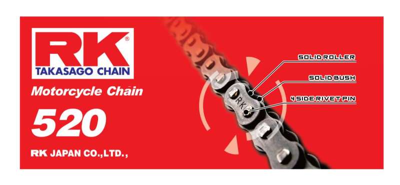 RK Chain RK-M 520-110L - Natural - Racecraft Industries