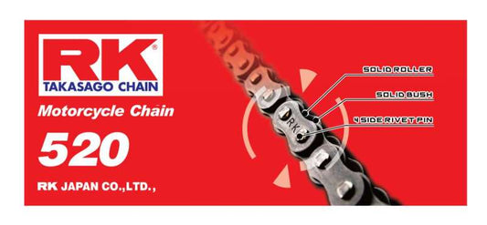 RK Chain RK-M 520-110L - Natural - Racecraft Industries