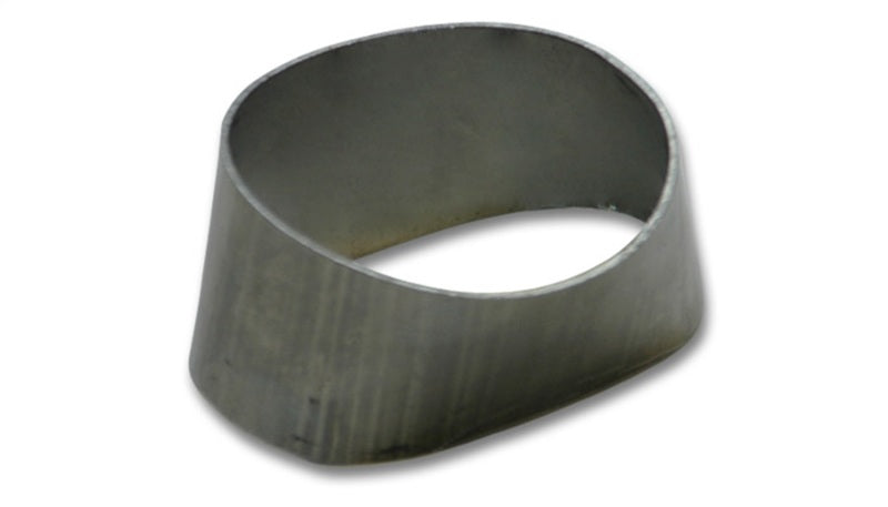 Vibrant 90mmx55mm Oval to 76mm Round Transition Adapter T304 SS for use with Part #1448 and #14480 - Racecraft Industries