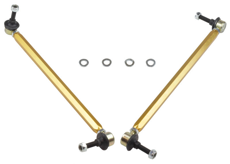 Whiteline 10+ Chevy Camaro FR Coupe Front Sway Bar - Link Assy H/D Adj Steel Ball (360mm C to C) - Racecraft Industries