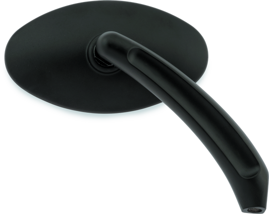 Bikers Choice 65-Up Black Oval Mirrors Custom Pair - Racecraft Industries