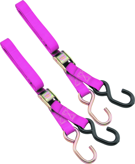 BikeMaster 1in Tiedown - Pink - Racecraft Industries