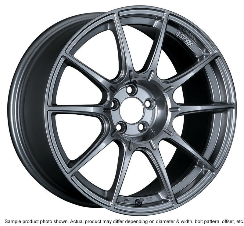 SSR GTX01 18x9.5 5x114.3 40mm Offset Dark Silver Wheel - Racecraft Industries