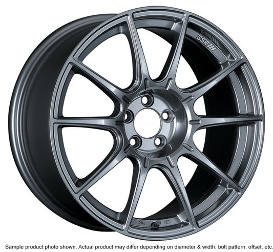 SSR GTX01 18x9.5 5x114.3 40mm Offset Dark Silver Wheel - Racecraft Industries