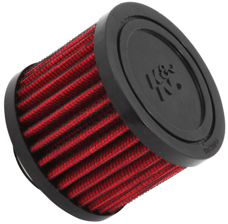 K&N 1 inch ID 3 inch OD 2.375 inch H Rubber Base Crankcase Vent Filter - Racecraft Industries