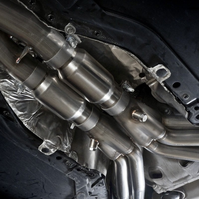 Stainless Works 2014-18 Corvette 6.2L Headers 2in Primaries w/ High-Flow Cats X-Pipe - Racecraft Industries