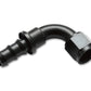 Vibrant -6AN Push-On 90 Deg Hose End Fitting - Aluminum - Racecraft Industries