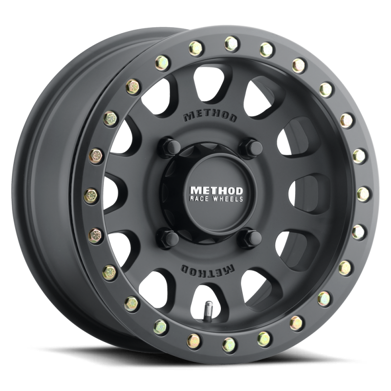Method MR401 UTV Beadlock 15x7 / 5+2/38mm Offset / 4x136 / 106mm CB Matte Black Wheel - Racecraft Industries