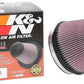 K&N Universal Tapered Filter 6in Flange ID x 7.5in Base OD x 5in Top OD x 5in Height - Racecraft Industries