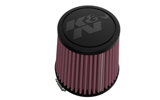 K&N Universal Clamp-On Air Filter 3in FLG /4 1/2in B / 3 1/2in T / 4 3/8in H - Racecraft Industries