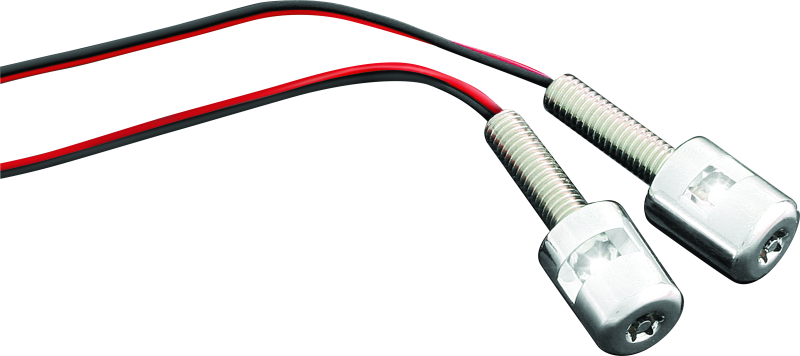 Kuryakyn Led License Plate Bolt Lights Chrome - Racecraft Industries