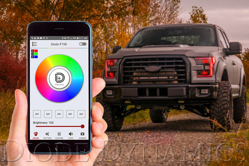 Diode Dynamics - Bluetooth RGBW M8 Controller 1ch - Racecraft Industries