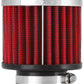 K&N 1.5in Flange ID x 3in OD x 2.5in H Chrome Finish Rubber Base Crankcase Vent Filter - Racecraft Industries