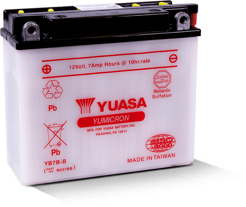 Yuasa YB7B-B Yumicron 12-Volt Battery - Racecraft Industries