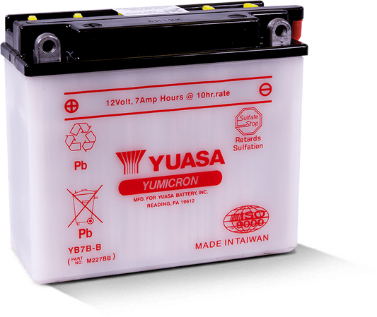 Yuasa YB7B-B Yumicron 12-Volt Battery - Racecraft Industries