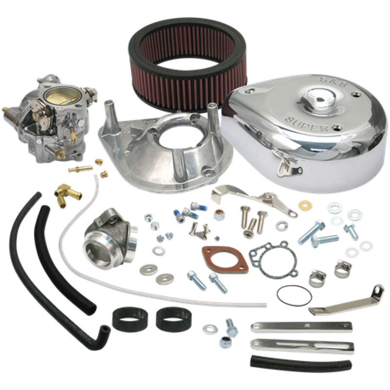 S&S Cycle 79-84 BT Models Super E Carburetor Kit -Standard Tanks - Racecraft Industries