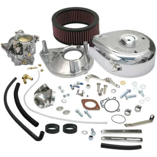 S&S Cycle 79-84 BT Models Super E Carburetor Kit -Standard Tanks - Racecraft Industries