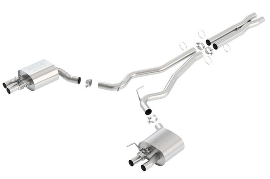 Borla 15-16 Ford Mustang Shelby GT350 5.2L ATAK Cat Back Exhaust (Uses Factory Valence) - Racecraft Industries
