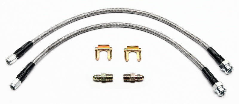 Wilwood Flexline Kit Front 1995-98 Nissan 240SX w/ FSL4 Caliper - Racecraft Industries