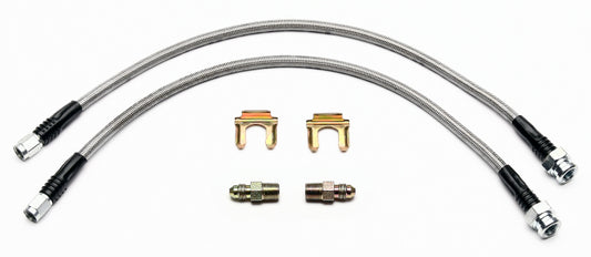 Wilwood Flexline Kit Front 1995-98 Nissan 240SX w/ FSL4 Caliper - Racecraft Industries