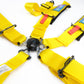 NRG 5PT 3in. Seat Belt Harness / Cam Lock - Yellow - Racecraft Industries