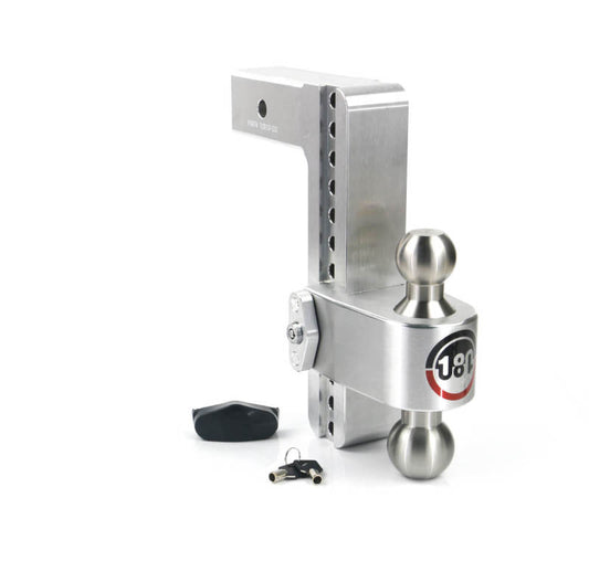Weigh Safe 180 Hitch 10in Drop Hitch & 2.5in Shank (10K/18.5K GTWR) - Aluminum - Racecraft Industries