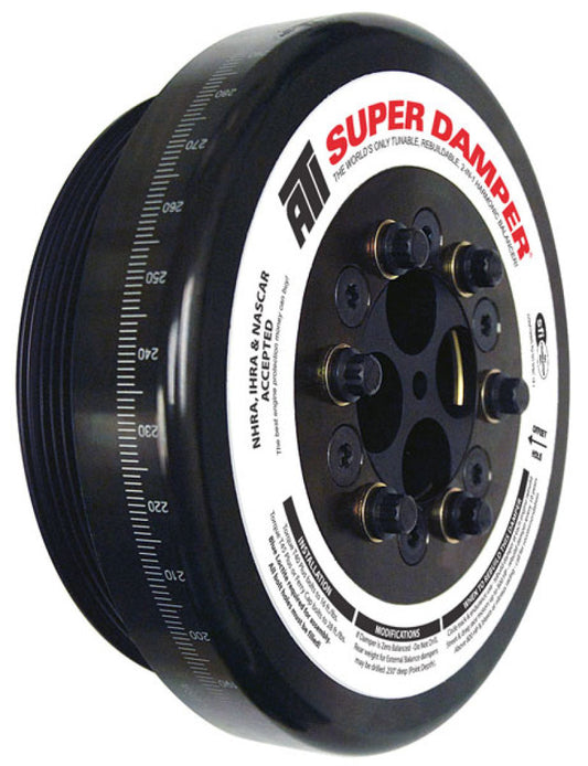 ATI Damper - 8.074in - Steel - 8 Grv - Cummins - 4BT - 6BT - 3.9L - 5.9L - 3 Ring - Diesel - Racecraft Industries