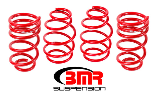 BMR 10-15 5th Gen Camaro V8 Lowering Spring Kit (Set Of 4) - Red - Racecraft Industries