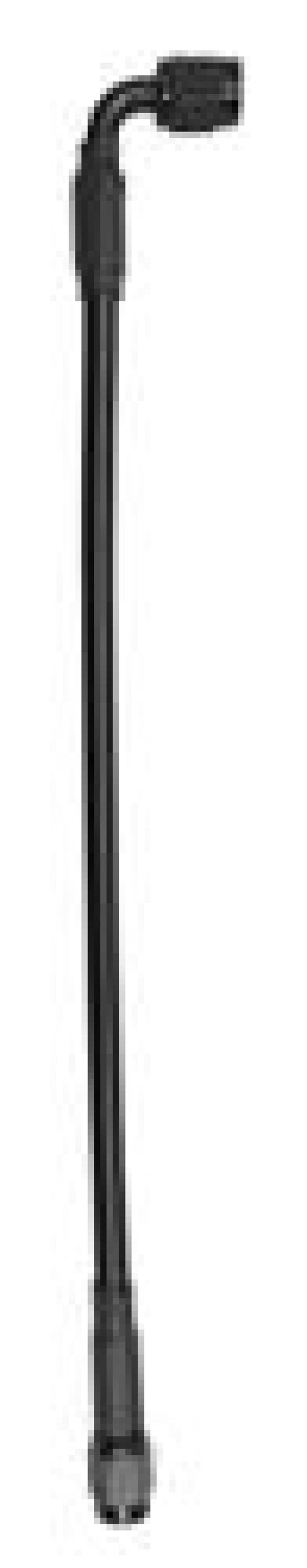 Fragola -3AN Ext Black Covered Assembly Straight x 90ft 20in - Racecraft Industries