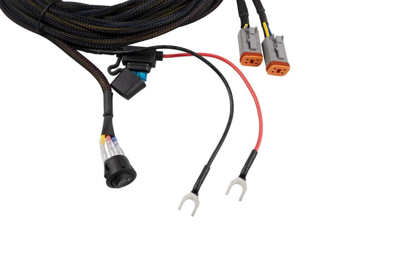 Diode Dynamics Light Duty Dual Output 3-way 4-pin Wiring Harness - Racecraft Industries