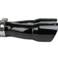aFe Takeda 2.5in 304 Stainless Steel Clamp-on Exhaust Tip 2.5in Inlet 3in Dual Outlet - Black - Racecraft Industries