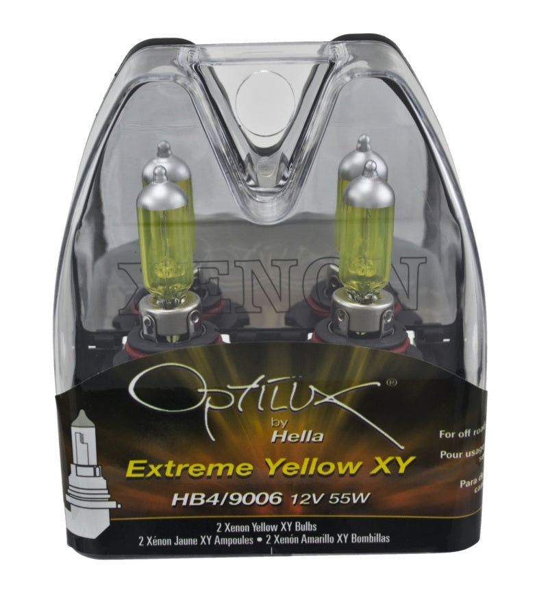 Hella Optilux HB4 9006 12V/55W XY Xenon Yellow Bulb - Racecraft Industries