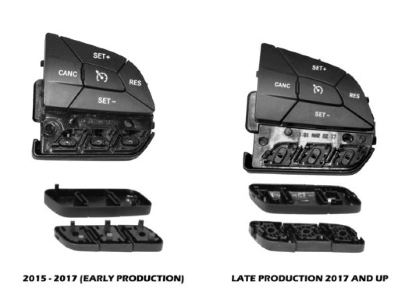 Tazer 17-21 Dodge Challenger/Charger/Durango/17-21 Jeep Grand Cherokee Aux Buttons - Type B - Racecraft Industries