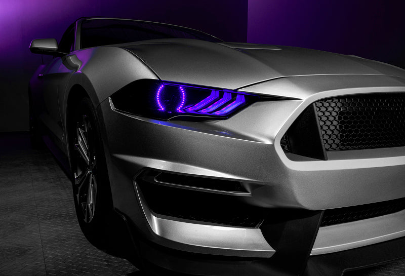 Oracle 18-21 Ford Mustang Dynamic DRL w/ Halo Kit & Sequential Turn Signal - ColorSHIFT SEE WARRANTY - Racecraft Industries