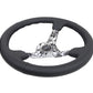 NRG Reinforced Steering Wheel (350mm / 3in. Deep) Blk Leather w/Hydrodipped Digi-Camo Spokes - Racecraft Industries