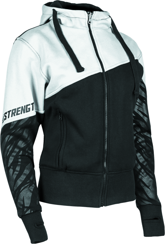 Speed and Strength Cat Outa Hell Hoody White/Black Womens - 2XL - Racecraft Industries