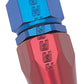 Russell Performance -6 AN Red/Blue Straight Full Flow Hose End - Racecraft Industries