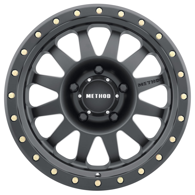 Method MR304 Double Standard 17x8.5 0mm Offset 5x5 94mm CB Matte Black Wheel - Racecraft Industries