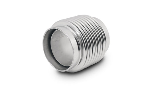 Vibrant 1.75in ID x 2.50in Long 321SS Electro Polished Motorsport Bellows w/Neck & Liner - Racecraft Industries