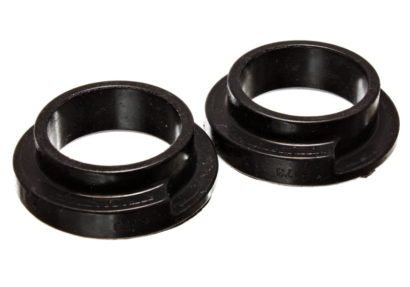 Energy Suspension Universal 2 1/8in ID 2 1/2in OD 5/8in H Black Coil Spring Isolators (2 per set) - Racecraft Industries