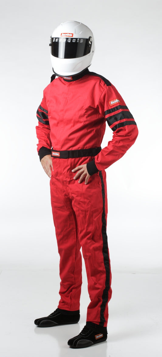 RaceQuip Red SFI-1 1-L Suit - Medium - Racecraft Industries