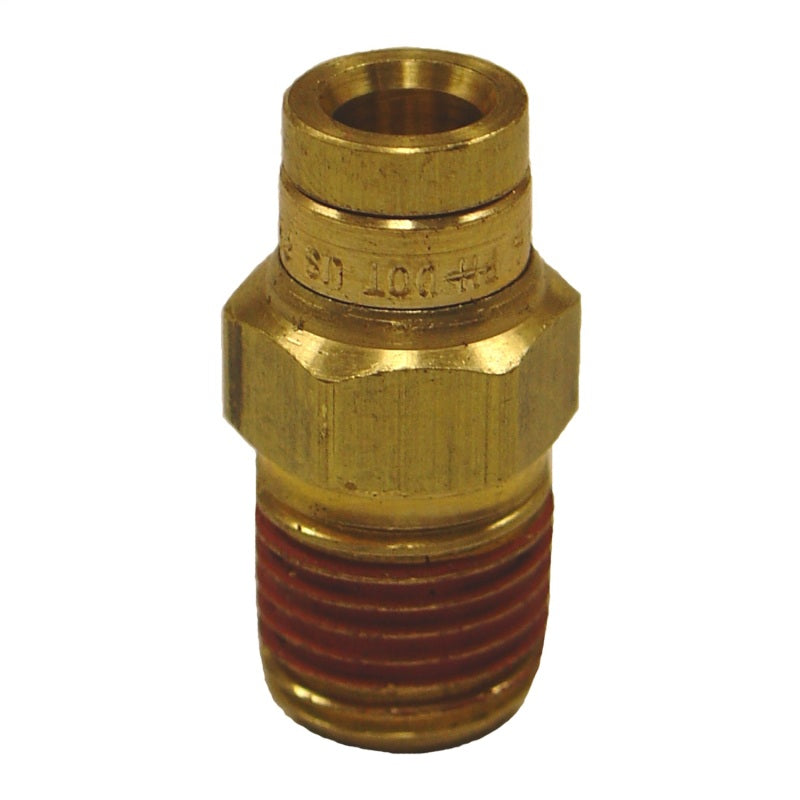 Firestone Male Connector 1/4in. Push-Lock x 1/4in. NPT Brass Air Fitting - 2 Pack (WR17603463) - Racecraft Industries