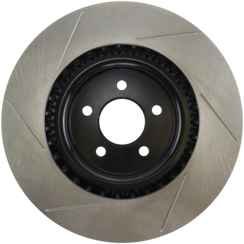 StopTech Power Slot 07-10 Ford Mustang Shelby Front Left Slotted Rotor - Racecraft Industries