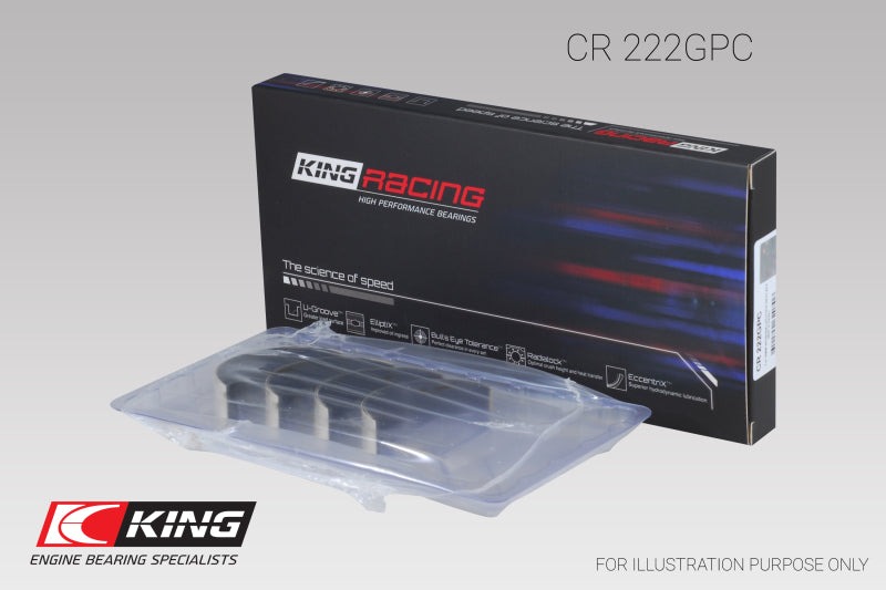 King BMW N55B30A Sputter Replacement (Size STD) Rod Bearing Set (2 Pair) - Racecraft Industries